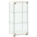 Storage Cabinet Tempered Glass White Txxiki