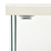 Storage Cabinet Tempered Glass White Txxiki