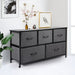 Storage Cabinet Tower Chest of Drawers Dresser Tallboy 5