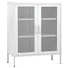 Storage Cabinet White 80x35x101.5 Cm Steel Ttloik