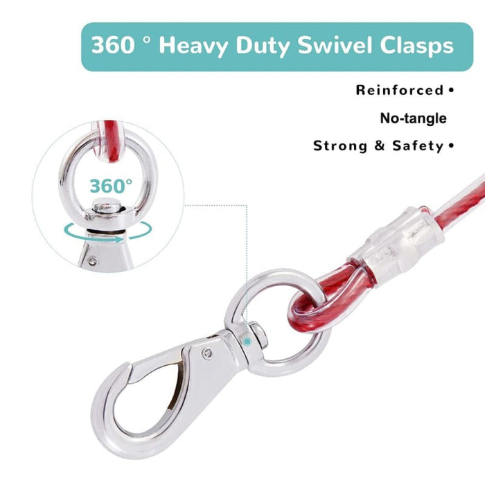 Strong Chew Proof no Tangle Waterproof Steel Cable Comfy