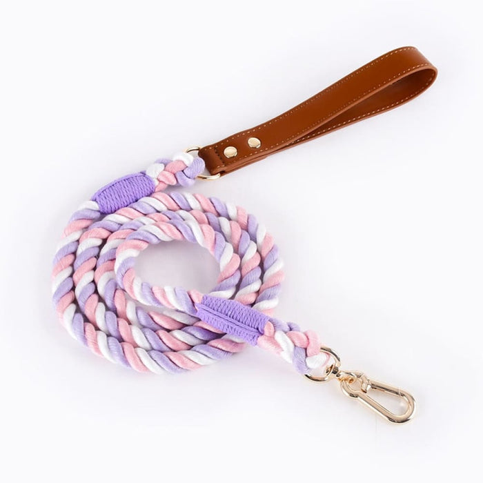 Strong no Tangle Handmade Braided Comfortable Leather