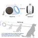 Strong no Tangle Light Retractable Leash with Water Bowl