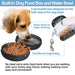 Strong no Tangle Light Retractable Leash with Water Bowl