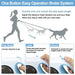 Strong no Tangle Light Retractable Leash with Water Bowl