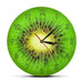 Summer Fruit Kiwi Designed Green Wall Clock Fresh Slice