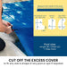 Swimming Pool Cover 500 Micron Uv-resistant 6.2 x 11m