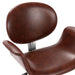 Swivel Dining Chair Brown Faux Leather Xnitkt