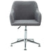 Swivel Office Chair Light Grey Fabric Xinpbp