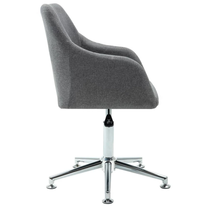 Swivel Office Chair Light Grey Fabric Xinpbp