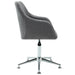 Swivel Office Chair Light Grey Fabric Xinpbp
