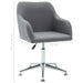 Swivel Office Chair Light Grey Fabric Xinpbp