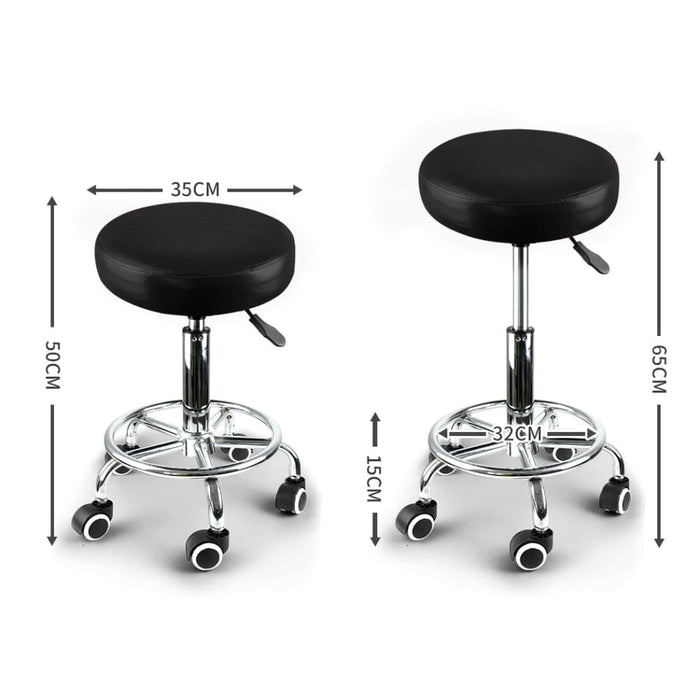 Goslash Picks 2x Swivel Salon Barstool Hairdressing Stool