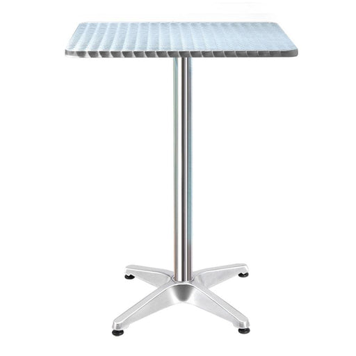 Bar Table Outdoor Furniture Adjustable Aluminium Pub Cafe