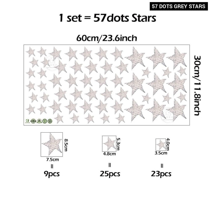 Teddy Bear Sleeping on the Moon and Stars Wall Stickers