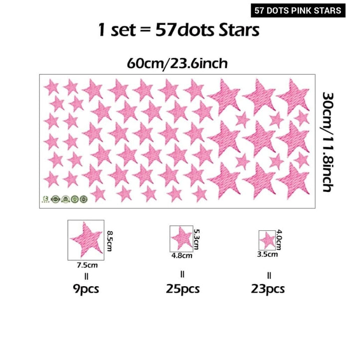 Teddy Bear Sleeping on the Moon and Stars Wall Stickers