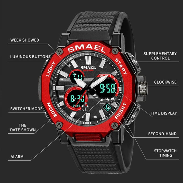 Three Dimensional Multi - layer Dial Design Quartz Watch