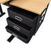 Three Drawers Drawing Table with Stool Xbbnn