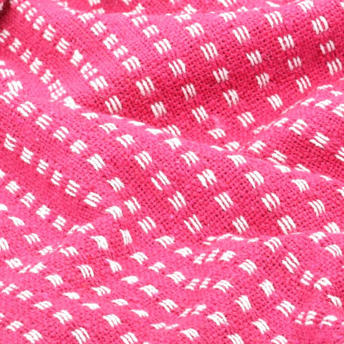 Throw Cotton Squares 160x210 Cm Pink Xaptta