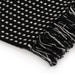 Throw Cotton Squares 220x250 Cm Black Xapttx
