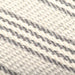 Throw Cotton Stripes 125x150 Cm Grey and White Xaptxi