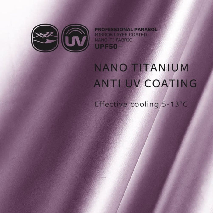 Titanium Silver Coating Mini Pocket Flat Umbrella