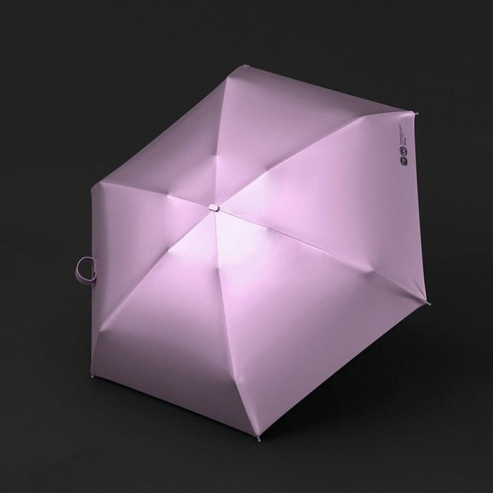 Titanium Silver Coating Mini Pocket Flat Umbrella