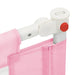 Toddler Safety Bed Rail Pink 90x25 Cm Fabric Obokn