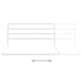 Toddler Safety Bed Rail White (76-137)x55 Cm Iron Obxta