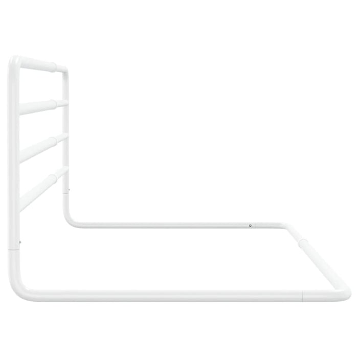 Toddler Safety Bed Rail White (76-137)x55 Cm Iron Obxta