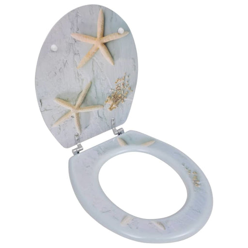 Wc Toilet Seat Mdf Lid Starfish Oabnbp