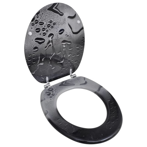 Toilet Seats with Hard Close Lids Mdf Water Oaoanx
