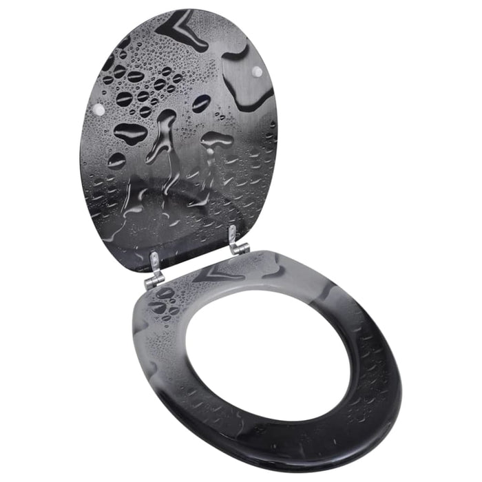 Toilet Seats with Hard Close Lids Mdf Water Oaoanx