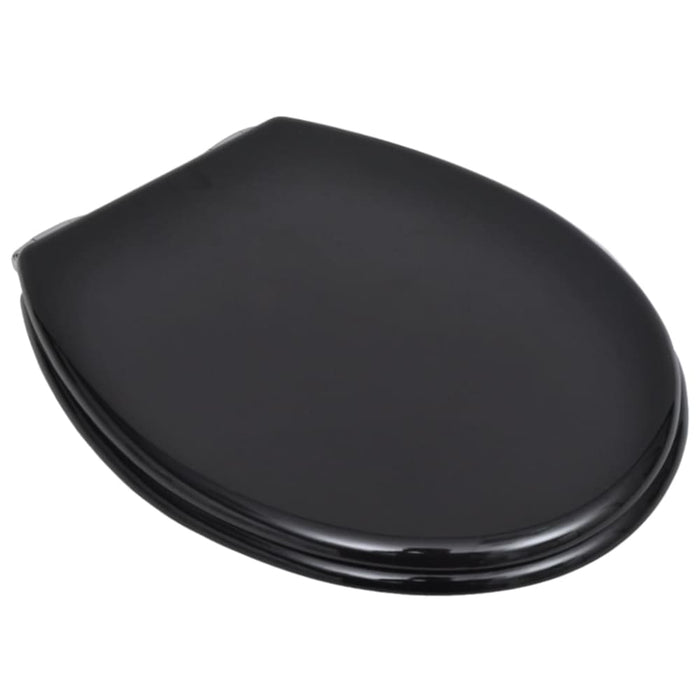 Toilet Seats with Soft Close Lids Mdf Black Oabikk
