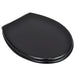Toilet Seats with Soft Close Lids Mdf Black Oabikk