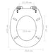 Toilet Seats with Soft Close Lids Mdf Black Oabikk