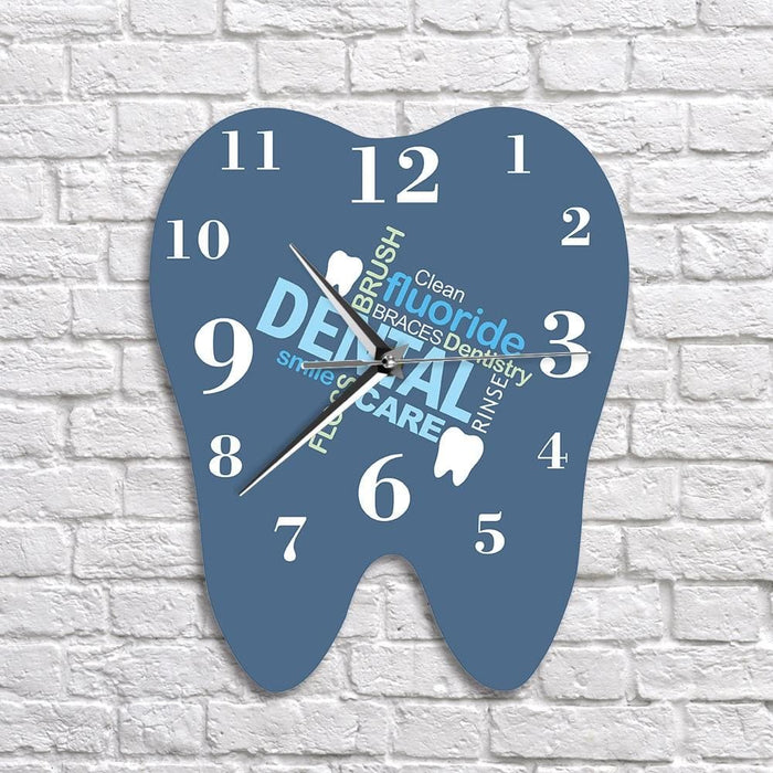 Tooth Shaped Wall Clock