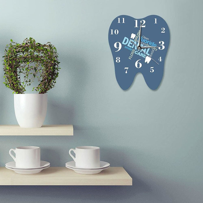 Tooth Shaped Wall Clock