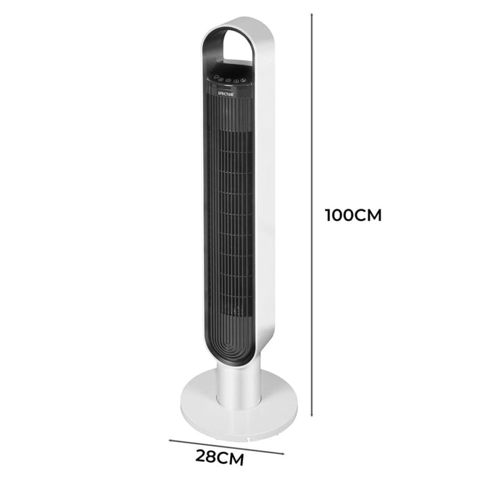 Tower Fan Portable Oscillating Remote Control Led Display