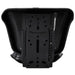 Tractor Seat with Backrest Black Xobopl