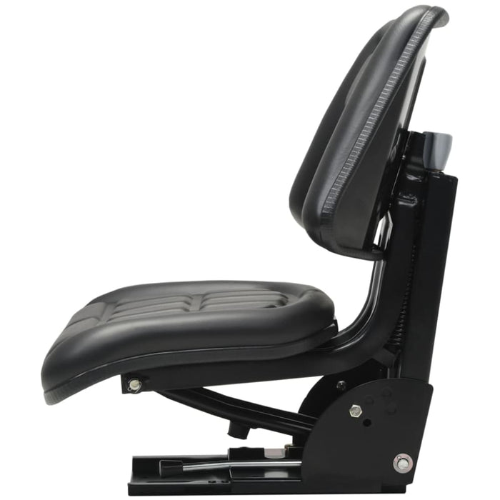 Tractor Seat with Suspension Black Oaxtol