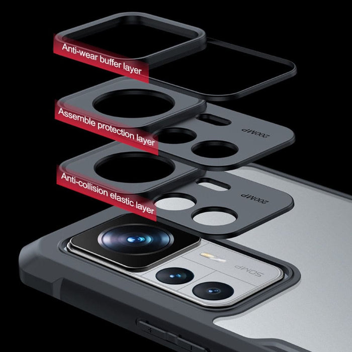 Transparent Back Design Corner Safety Airbag Soft Tpu