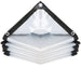 Transparent Outdoor Tarpaulin 0.14 0.16mm Pe Rainproof