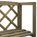 Trellis with Shelves Grey 55x30x140 Cm Solid Fir Wood Tolaob