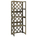 Trellis with Shelves Grey 55x30x140 Cm Solid Fir Wood Tolaob