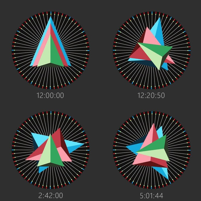 Triangle Clever Clock