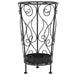 Umbrella Stand Vintage Style Metal 26x46 Cm Black Xapktx