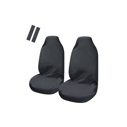 Universal Pulse Throwover Front Seat Covers - Bonus Belt 