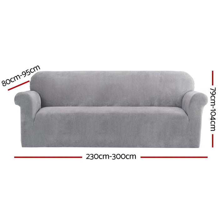 Goslash Picks Velvet Sofa Cover Plush Couch Lounge