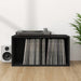Vinyl Storage Box Black 71x34x36 Cm Engineered Wood Nbboon